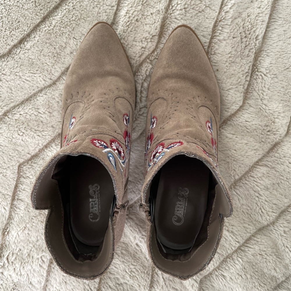 Carlos by Carlos Santana Vivian Embroidered Western Booties - Picture 7 of 11